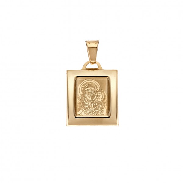 Φυλαχτό Παναγία σε χρυσό 14 καρατίων 