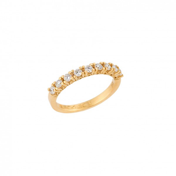 Δαχτυλίδι χρυσό 18καράτια με Διαμάντια 0.42ct