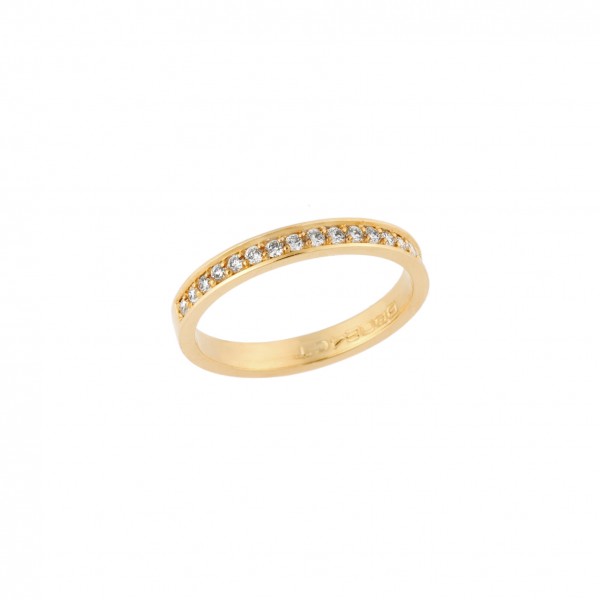 Δαχτυλίδι χρυσό 18καράτια με Διαμάντια 0.24ct