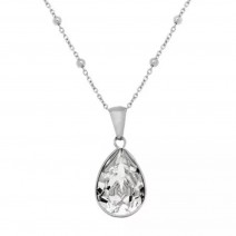 Κολιέ Victoria Cruz από Ασήμι 925 με Swarovski Πέτρες