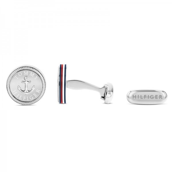 Tommy Hilfiger Ανδρικά Μανικετόκουμπα Από Ατσάλι