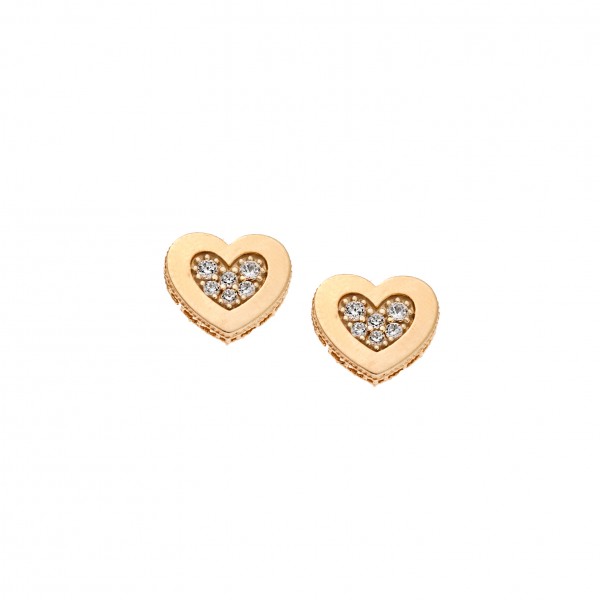 14carats gold earrings with zircon