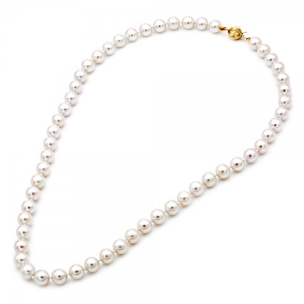 Κολιέ μαργαριτάρια Fresh Water Pearl 7,0-8,0mm Κ14