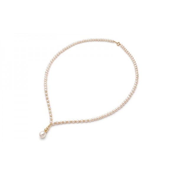 Κολιέ μαργαριτάρια Fresh Water 3,5-4,0mm Κ14