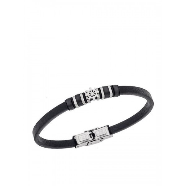 Ανδρικό Δερμάτινο Βραχιόλι Senza