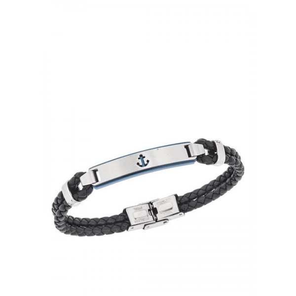 Ανδρικό Δερμάτινο Βραχιόλι Senza