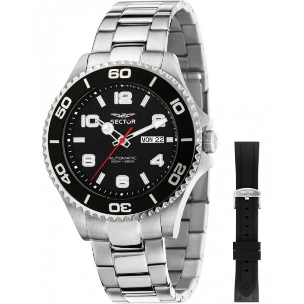 Ρολόι SECTOR 230 Automatic Silver Stainless Steel Bracelet Gift Set