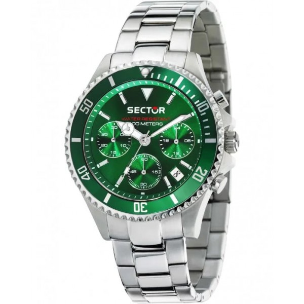 SECTOR 230 Chronograph Silver Stainless Steel Bracelet