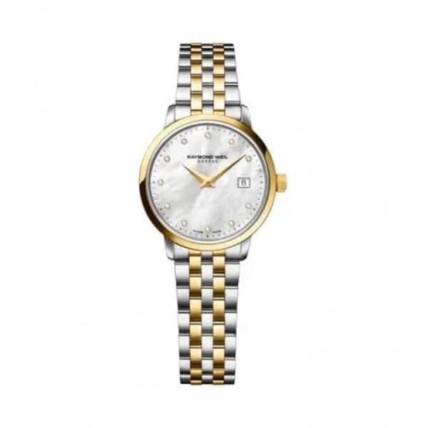 Toccata Ladies Quartz Two-tone Gold 11 Diamond Watch, 29 mm