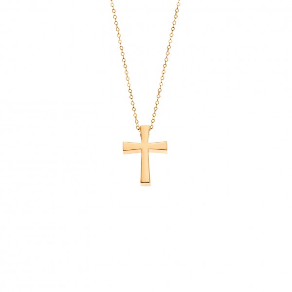 Σταυρός κίτρινος χρυσός 14 καρατιών