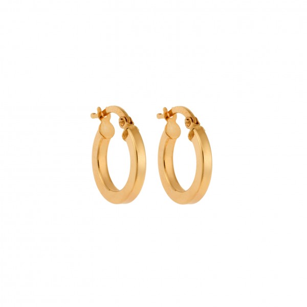 Σκουλαρίκια Κρίκοι σε Χρυσό 14 Καράτια