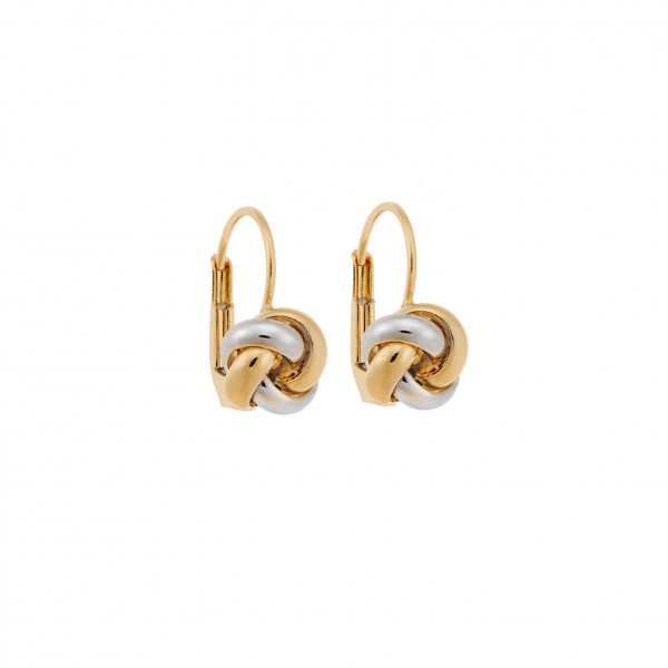 14 Carat Earrings in Yellow,Pink and White Gold