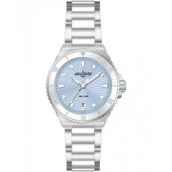 Ρολόι AQUADIVER Oceana Silver Stainless Steel Bracelet