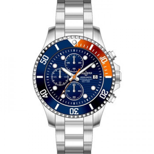 ΑQUADIVER Aegean Master Chronograph With Stainless Steel Bracelet SS15023G200