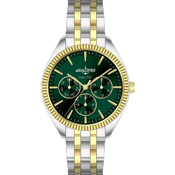 ΑQUADIVER Mermaid Two Tone Stainless Steel Bracelet SS23067L16