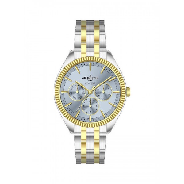 ΑQUADIVER Mermaid Two Tone Stainless Steel Bracelet SS23067L21