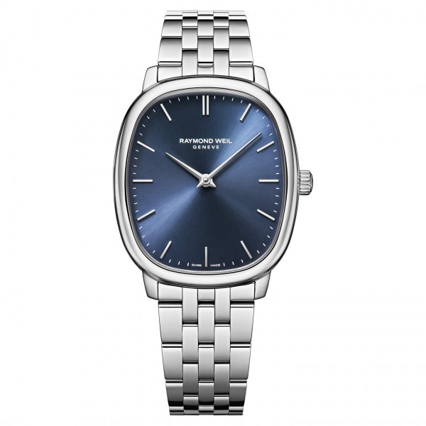 Toccata Heritage Blue dial Mechanical Bracelet Watch, 33 x 38 mm