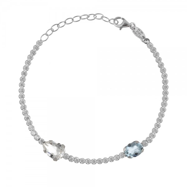 Victoria Cruz Bracelet in Silver 925 with Swarovski