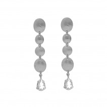 Victoria Cruz Earrings in Silver 925 with Swarovski