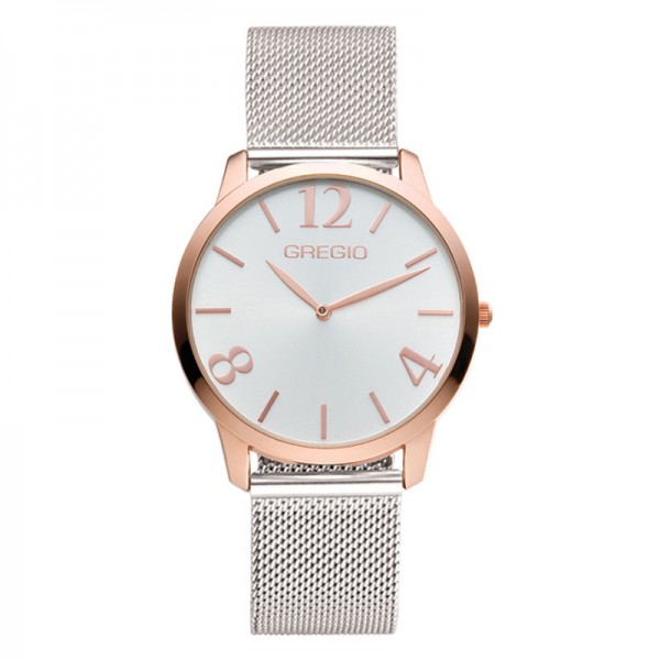 GREGIO Simply Rose Milanese Stainless Steel Strap GR112039