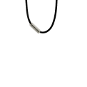 My Gavello Anchor sterling silver pendant with essenza, on black cord with signature 'Gavello