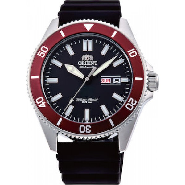 Ρολόι ORIENT Sports Big Mako Diver Automatic Black Silicone Strap