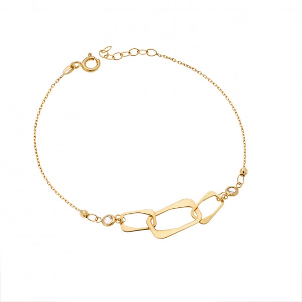 14 Carats Bracelet in Yellow Gold