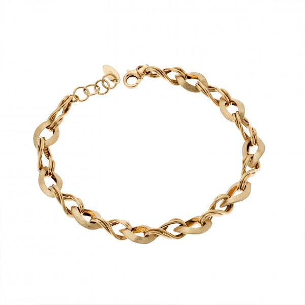 14 Carats Bracelet in Yellow Gold