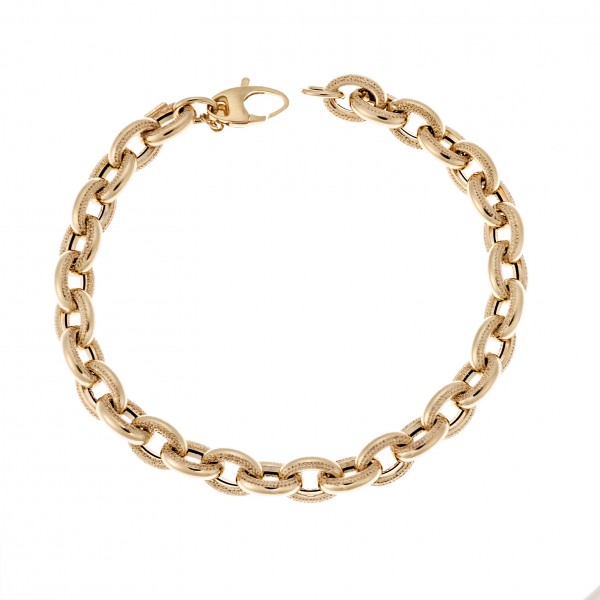 14 Carats Bracelet in Yellow Gold