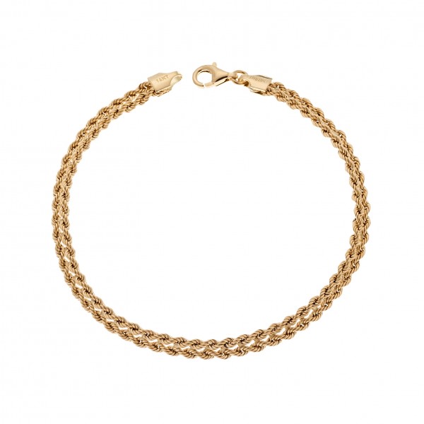 14 Carats Bracelet in Yellow Gold