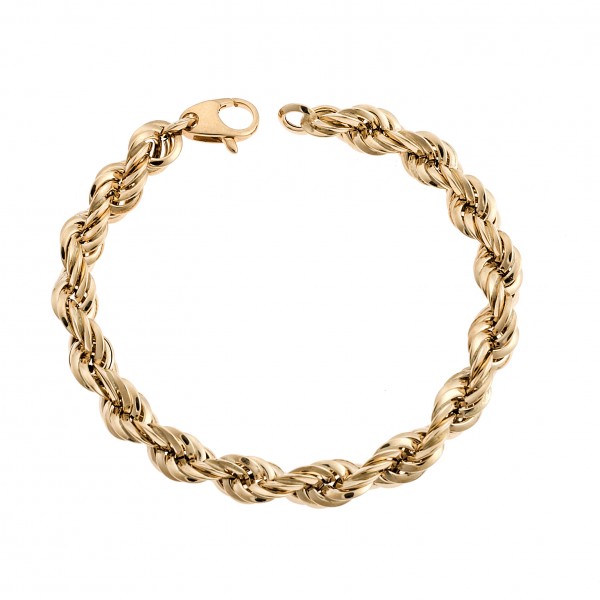 14 Carats Bracelet in Yellow Gold