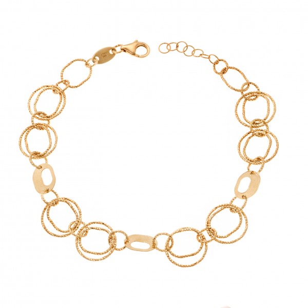 14 Carats Bracelet in Yellow Gold