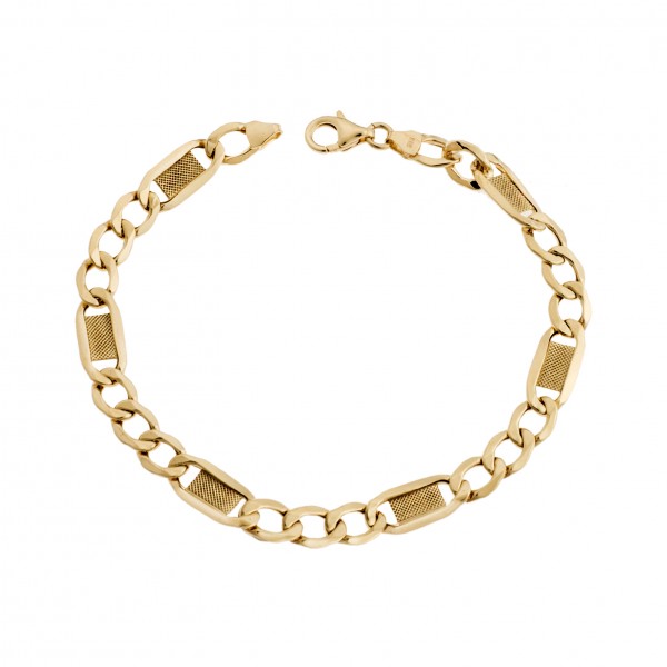 14 Carats Bracelet in Yellow Gold