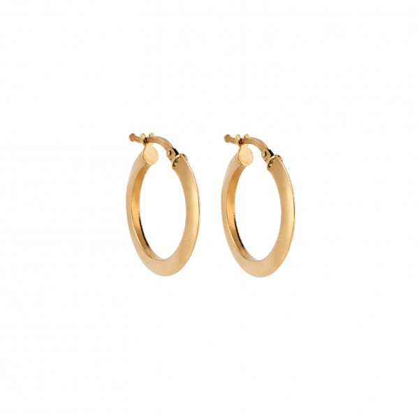 Σκουλαρίκια Κρίκοι σε Χρυσό 14 Καράτια