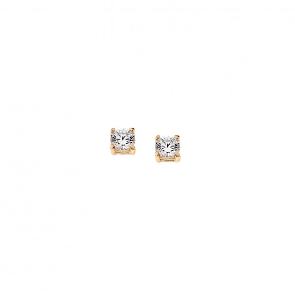 14carats gold earrings with zircon