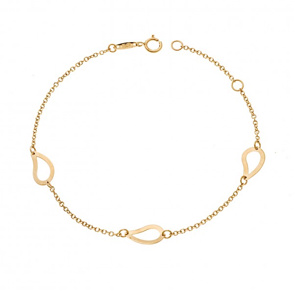 Bracelet 9carats in yellow gold