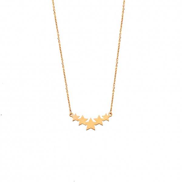 Neclace in 9 carat yellow gold 