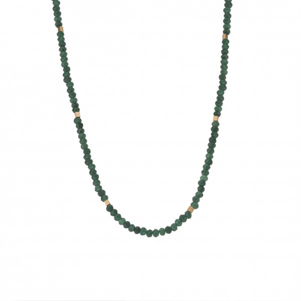 Necklace in 925 silver with crystals