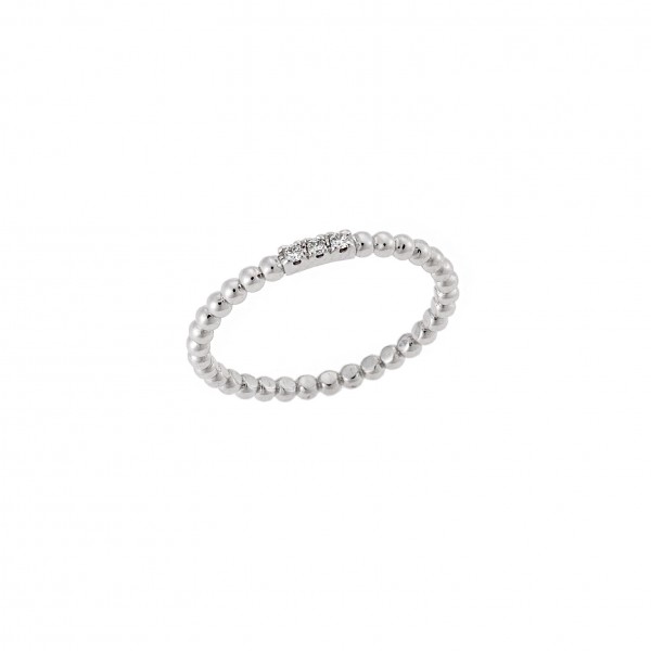 Ring white gold 18carats with Diamonds 0.03ct