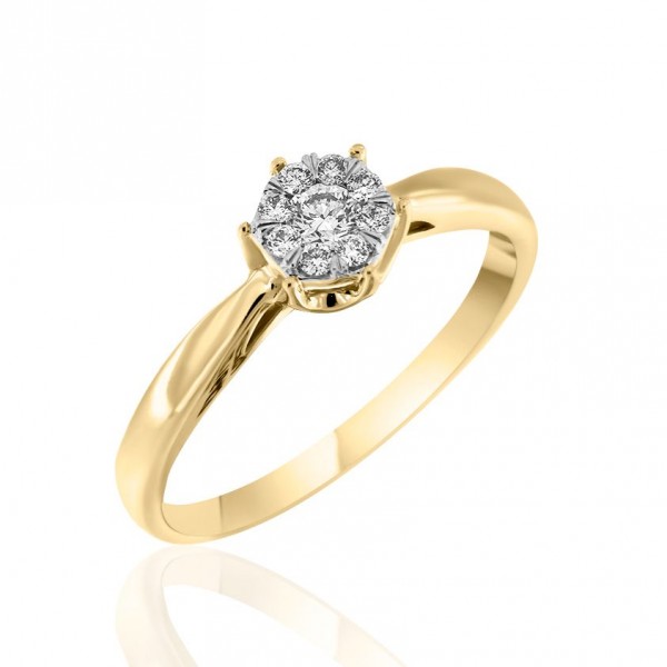 Yellow Gold Ring in 18 Carats