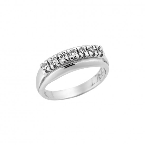 Ring white gold 18carats with Diamonds 0.29ct