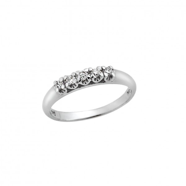 Ring white gold 18carats with Diamonds 0.17ct