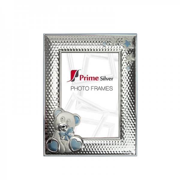 Teddy Bear Picture Frame made of Silver 13x18