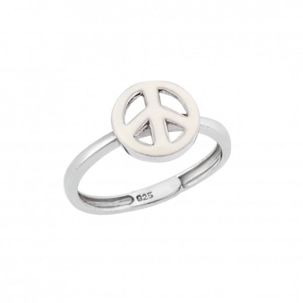 Ring in silver 925 with enamel