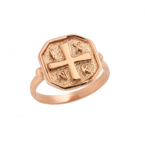 Ring in pink goldplated silver 925  