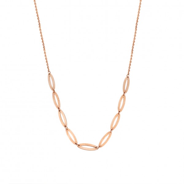 Neclace in 14 carat pink gold 
