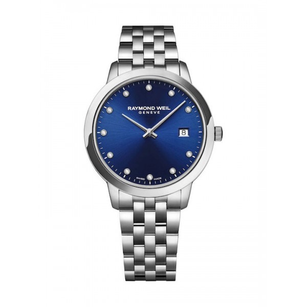 Raymond Weil Toccata Ρολόι με Ασημί Μεταλλικό Μπρασελέ