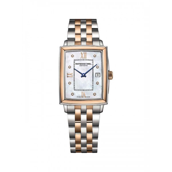 Toccata Ladies Two-tone Rose Gold Quartz Steel Watch, 22.6 x 28.1mm