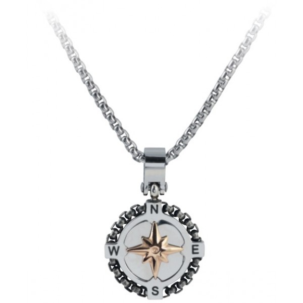 Rosso Amante Men΄'s Goldplated Stainless Steel Neckless