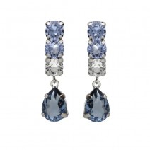 Victoria Cruz Earrings in Silver 925 with Swarovski